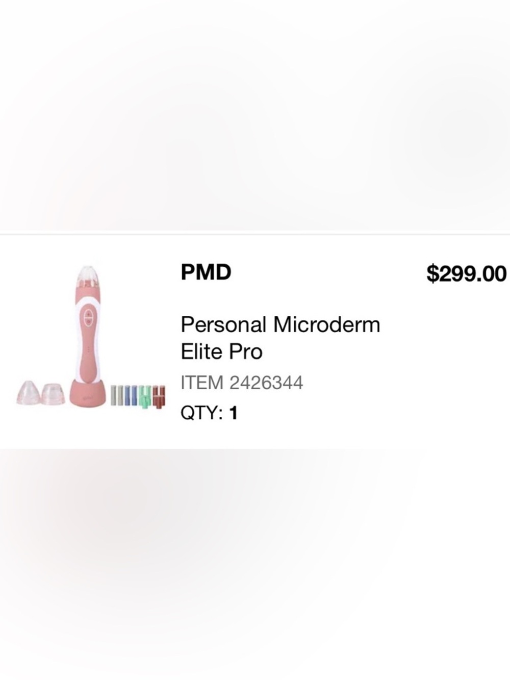 NWOB - PMD Personal Microderm Elite Pro - still in shrink wrap
